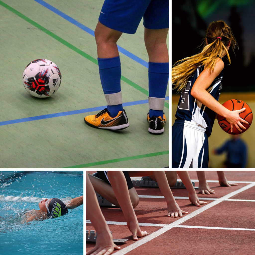 Leichtatlethik Fußball Schwimmen Basketball Sport GMS Wertheim